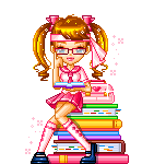 what I look like working really hard on these books
